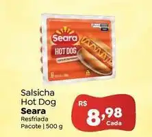 Novo Atacarejo Seara - salsicha hot dog oferta