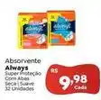 Novo Atacarejo Always - absorvente oferta