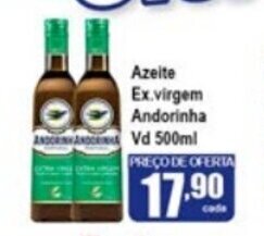 Higa's Supermercado Azeite Ex. Virgem Andorinha Vd 500ml oferta