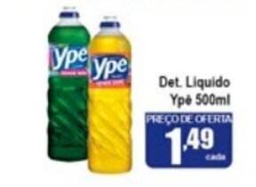 Higa's Supermercado Det. Liquido Ype 500ml oferta