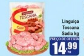 Higa's Supermercado Linguica Toscana Sadia 1kg oferta