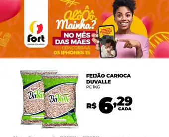 Fort Atacadista FEIJÃO CARIOCA DUVALLE PC 1KG oferta
