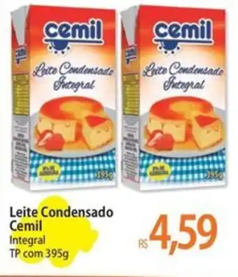 Atacadão Leite Condensado Cemil Integral TP com 395g oferta