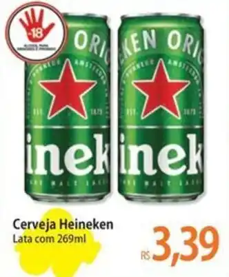 Atacadão Cerveja Heineken Lata com 269ml oferta