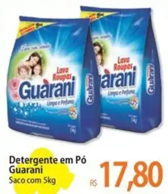 Atacadão Detergente em Pó Guarani Saco com 5kg oferta