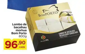 Carrefour Lombo de bacalhau morhua Bom Porto 800g oferta