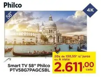 Carrefour Smart TV 58" Philco PTV58G7PAGCSBL oferta