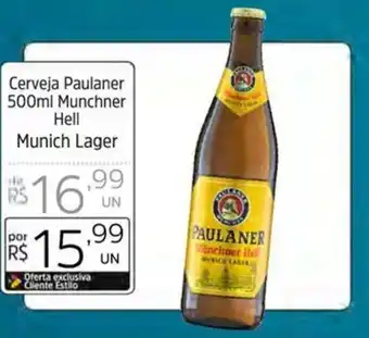 Supermercado Dalben Cerveja Paulaner 500ml Munchner Hell Munich Lager oferta