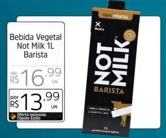 Supermercado Dalben Bebida Vegetal Not Milk 1L Barista oferta