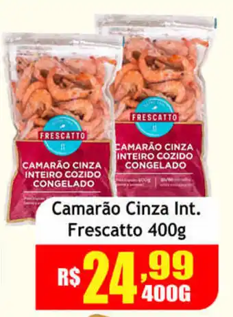 Supermercado Kibe Camarão Cinza Int. Frescatto 400g oferta