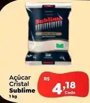 Novo Atacarejo Sublime - açúcar cristal oferta