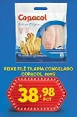 Atacadão Centro Sul Peixe File Tilapia Congelado Copacol 300g oferta