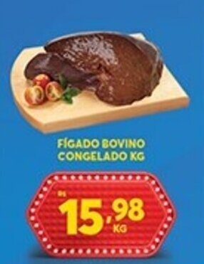 Atacadão Centro Sul Figado Bovino Congelado 1kg oferta