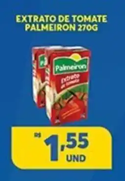Atacadão Centro Sul Extrato de Tomate Palmeiron 270g oferta