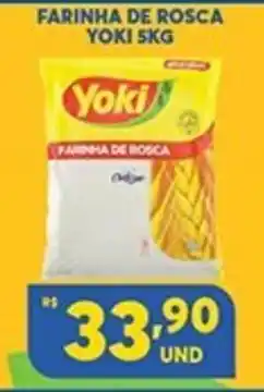 Atacadão Centro Sul Farinha de Rosca Yoki 5kg oferta