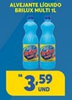 Atacadão Centro Sul Alvejante Liquido Brilux Multi 1L oferta