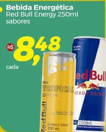Frangolândia Bebida Energética Red Bull Energy 250ml sabores oferta