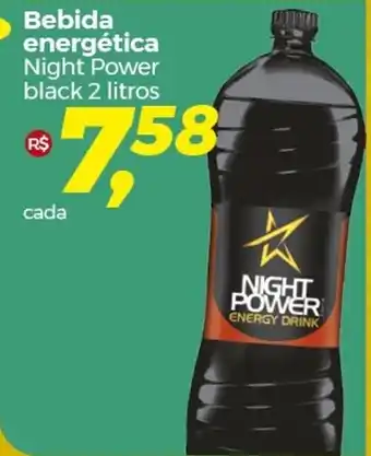 Frangolândia Bebida energética Night Power black 2 litros oferta