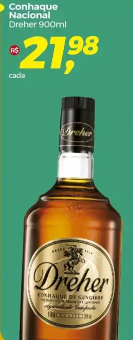Frangolândia Conhaque Nacional Dreher 900ml oferta