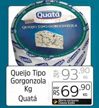 Supermercado Dalben Queijo Tipo Gorgonzola Kg Quatá oferta