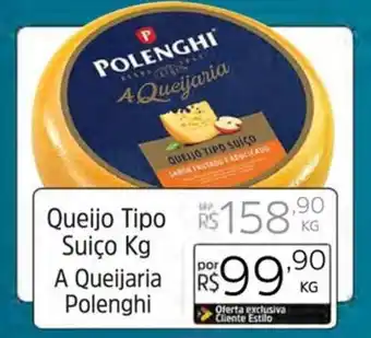 Supermercado Dalben Queijo Tipo Suico Kg oferta