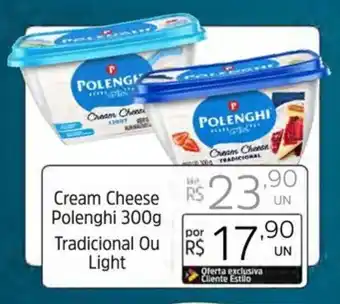 Supermercado Dalben Cream Cheese Polenghi 300g Tradicional Ou Light oferta