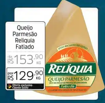 Supermercado Dalben Queijo Parmesão Reliquia Fatiado KG oferta