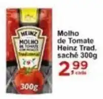 Rossi Supermercado Molho de Tomate Heinz Trad. sache 300g oferta