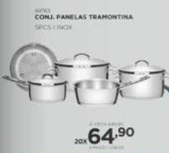 Benoit Conj. Panelas Tramontina 5pcs oferta
