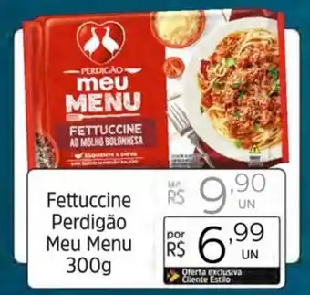 Supermercado Dalben Fettuccine Perdigão Meu Menu 300g oferta