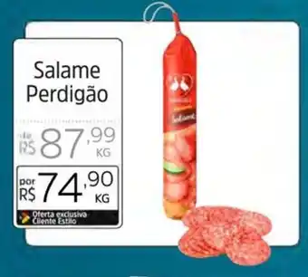 Supermercado Dalben Salame Perdigão kg oferta