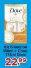 Rossi Supermercado Kit Shampoo 350ml + Cond 175ml Dove oferta