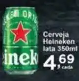 Rossi Supermercado Cerveja Heineken lata 350ml oferta