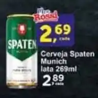 Rossi Supermercado Cerveja Spaten Munich lata 269ml oferta