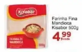 Rossi Supermercado Farinha Fina Mandioca Kisabor 500g oferta