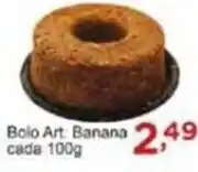 Rossi Supermercado Bolo Art Banana cada 100g oferta