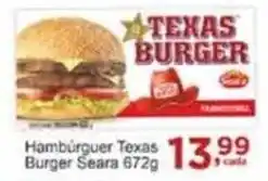 Rossi Supermercado Hambúrguer Texas Burger Seara 672g oferta