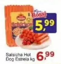 Rossi Supermercado Salsicha Hot Dog Estrela kg oferta