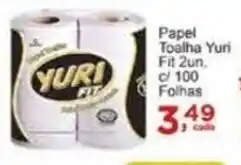 Rossi Supermercado Papel Toalha Yuri Fit 2un. c/ 100 Folhas oferta