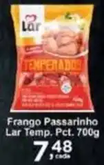 Rossi Supermercado Frango Passarinho Lar Temp. Pct. 700g oferta