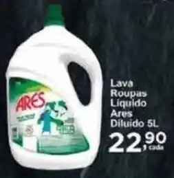 Rossi Supermercado Lava Roupas Liquido Ares Diluido 5L oferta