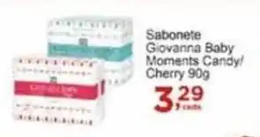 Rossi Supermercado Sabonete Giovanna Baby Moments Candy/ Cherry 90g oferta