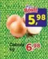 Rossi Supermercado Cebola kg oferta