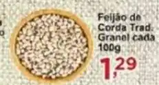 Rossi Supermercado Feijão de Corda Trad Granel cada 100g oferta