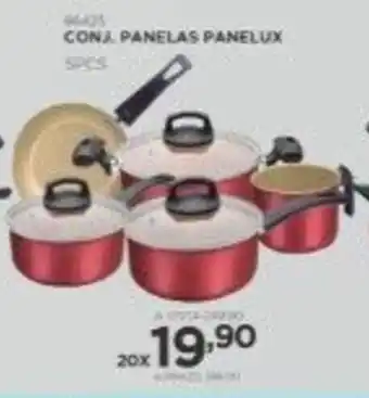 Benoit Conj. Panelas Panelx 5pcs oferta