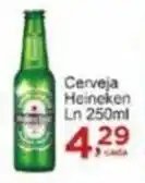 Rossi Supermercado Cerveja Heineken LN 250ml oferta