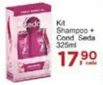 Rossi Supermercado Kit Shampoo+ Cond Seda 325ml oferta