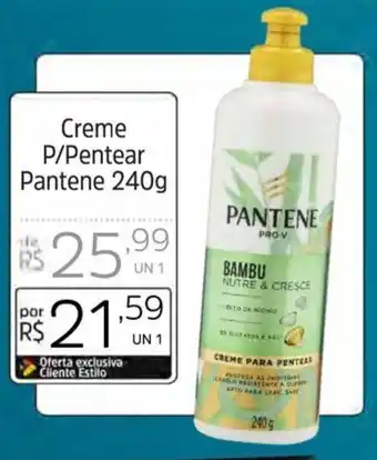 Supermercado Dalben Creme P/Pentear Pantene 240g oferta