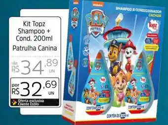 Supermercado Dalben Kit Topz Shampoo + Cond. 200ml oferta