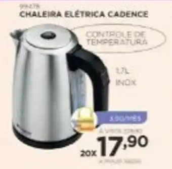 Benoit Chaleira Eletrica Cadence 1.7L Inox oferta